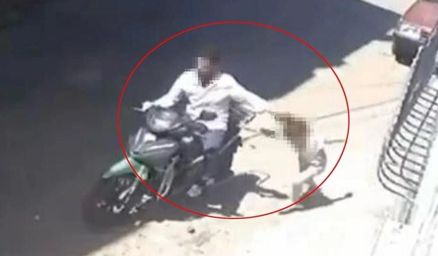 Baba dehşeti kamerada: 7 yaşındaki kızına defalarca tokat atıp, saçından sürükledi