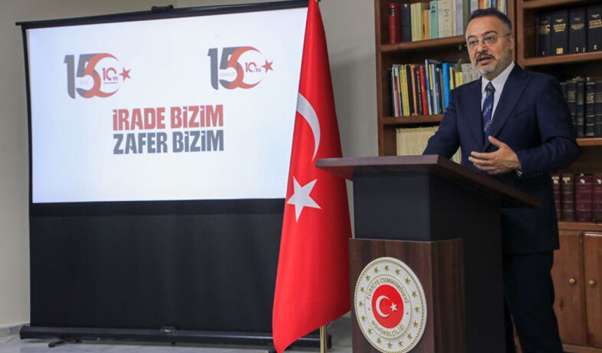 Şam'da 15 Temmuz anması: Büyükelçi Yılmaz'dan terörle mücadele vurgusu
