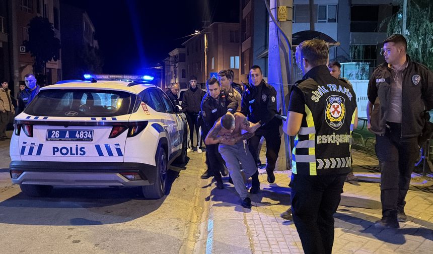Polisten kaçtı, biber gazıyla etkisiz hale getirildi! Eskişehir'de hareketli anlar