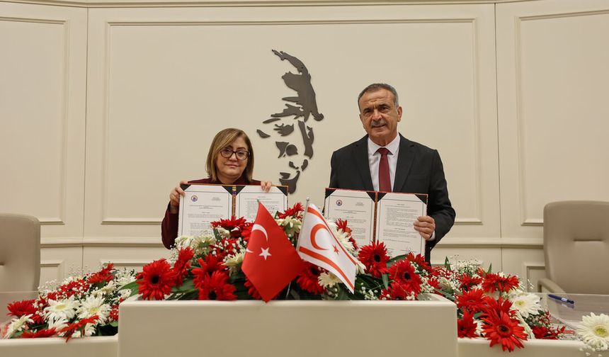 Gaziantep ve Gazimağusa kardeş şehir oldu!