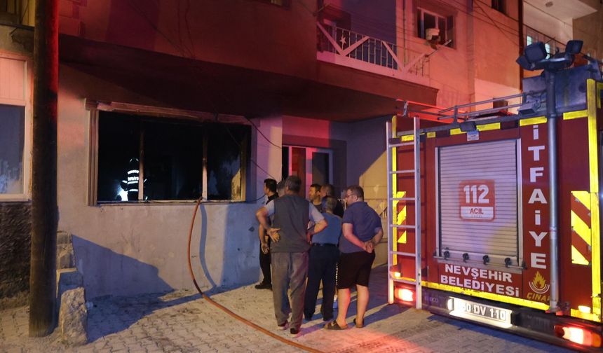 Nevşehir'de aile dehşeti! Şikayet sonrası evi ateşe verdi