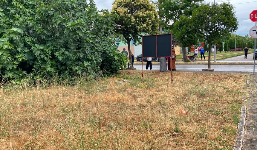Amcasını palayla öldürdü! Dehşet anları kamerada