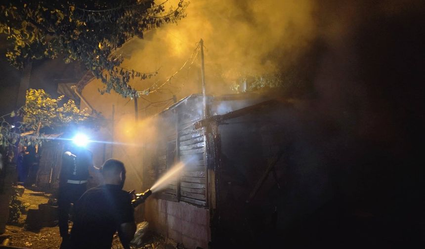 Bilecik'te korkutan depo yangını