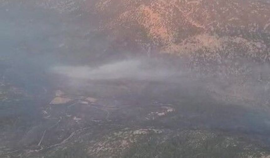 Antalya'da korkutan orman yangını