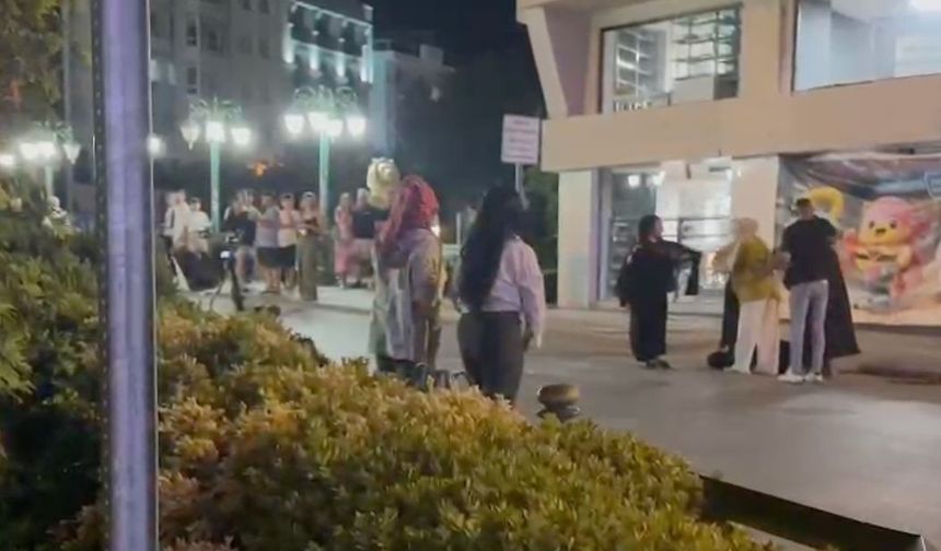 Eskişehir'de kadınların kavgası panik yaşattı