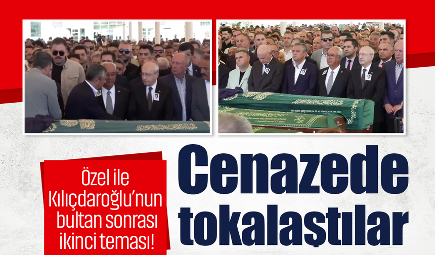 Özel ile Kılıçdaroğlu’nun bultan sonrası ikinci teması! Cenazede tokalaştılar
