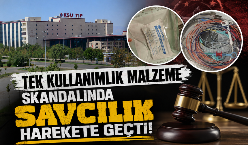 Tıp Fakültesi Hastanesi'ndeki "tek kullanımlık malzeme" skandalında savcılık harekete geçti!