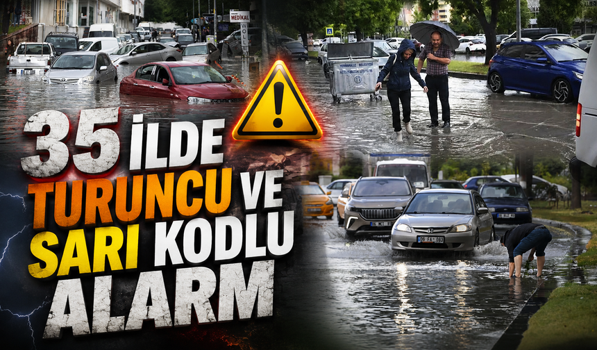 AFAD'dan kritik uyarı: 35 ilde turuncu ve sarı kodlu olumsuz hava alarmı