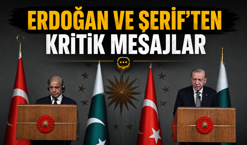 Erdoğan ve Şerif'ten kritik mesaj: "Barışa fırsat vermemek, çatışmayı körüklüyor"