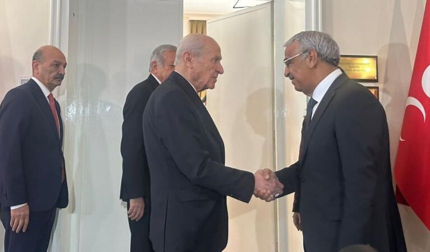 DEM Parti'den Bahçeli ziyareti sonrası ilk açıklama: "Görüşmelerimiz devam edecek"