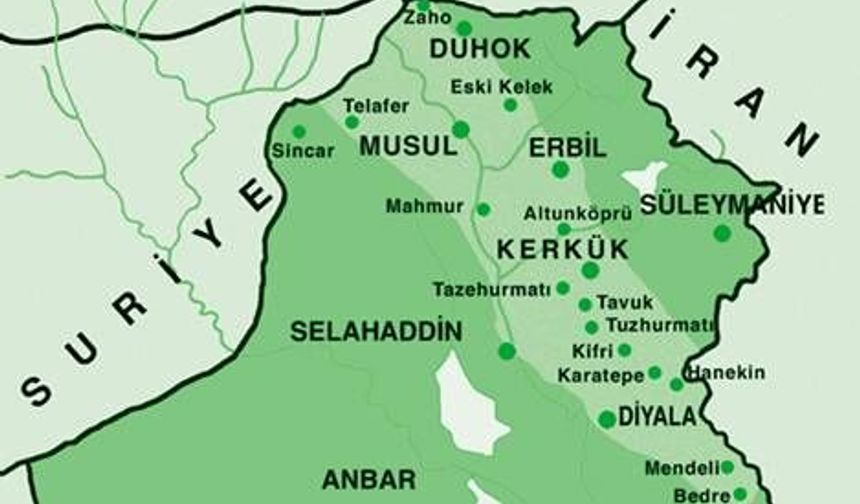 Erbil'de İHA paniği: Parçalar otomobilin üzerine düştü