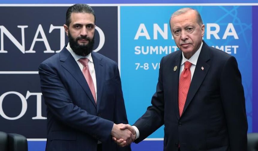 Ankara'da sürpriz zirve: Erdoğan ve Şara bir araya geldi
