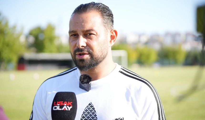 Uşakspor Teknik Direktörü Necip Emre Yılmaz: "Üst sıralarda olmayı hedefliyoruz"