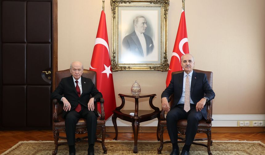 Numan Kurtulmuş’un “yasa” turları başladı! MHP Lideri Bahçeli’ye ziyaret