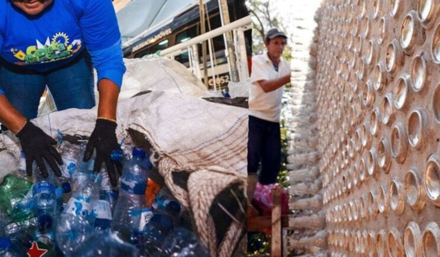 200 bin pet şişeyle inşa edildi! Bu evin görevi sadece barınmak değil