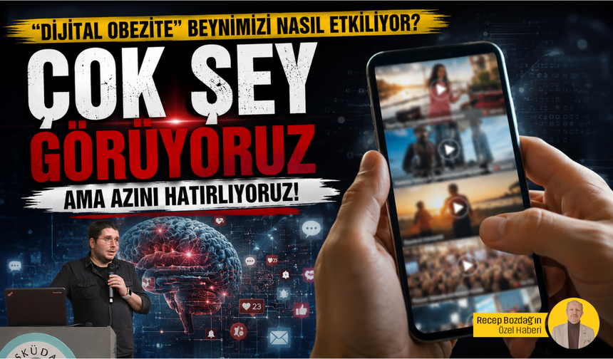 "Dijital obezite" beynimizi nasıl etkiliyor? Çok şey görüyoruz ama azını hatırlıyoruz!