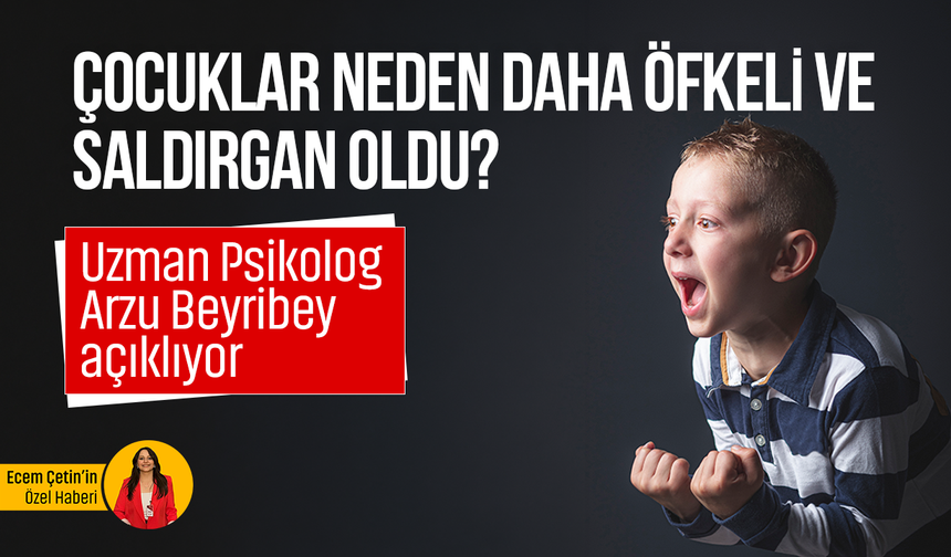 Çocuklar neden daha öfkeli ve saldırgan oldu? Uzman Psikolog Arzu Beyribey açıklıyor