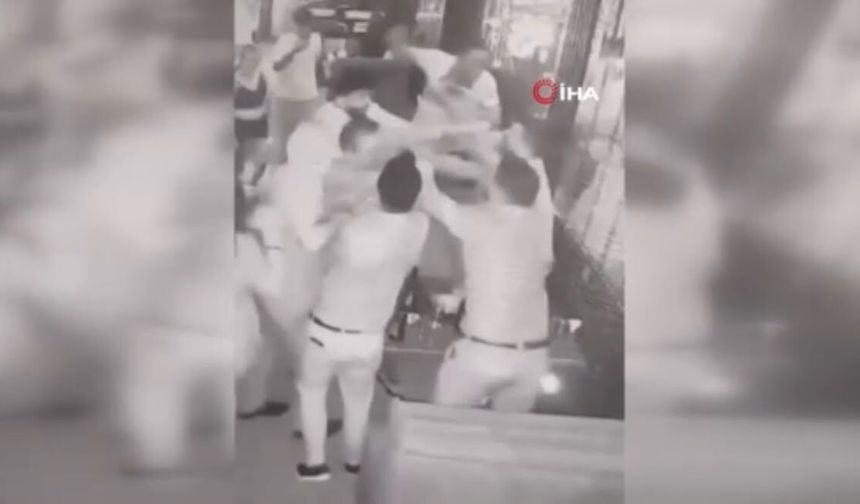 Eğlence mekanında 'yüksek hesap' cinayeti kamerada