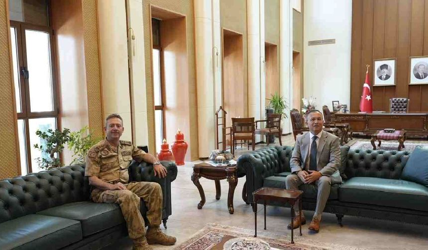 Gaziantep Jandarması'nın komutanı göreve başladı: İlk ziyaret valiye!