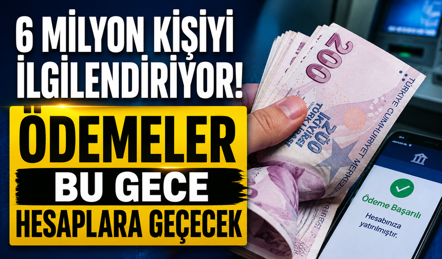 Emekliler dikkat! Ödemeler bu gece hesaplara geçiyor