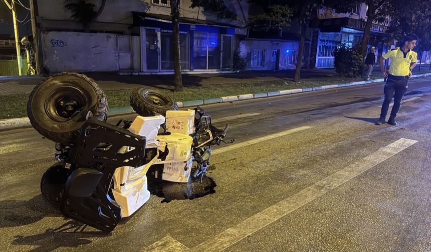 Bursa'da ATV faciası! Otomobilin çarptığı sürücü yaşamını yitirdi
