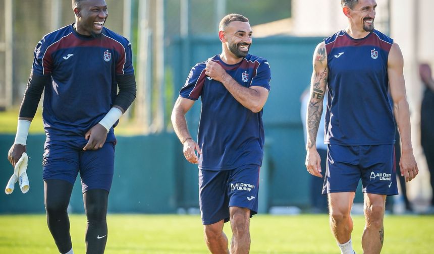 Salah ilk antrenmanına çıktı! Trabzonspor'da yeni sezon mesaisi başladı