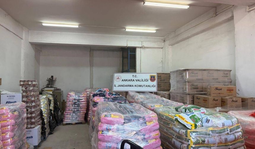 Ankara’da sahte ürün operasyonu! 37 ton deterjan ve kozmetik ele geçirildi