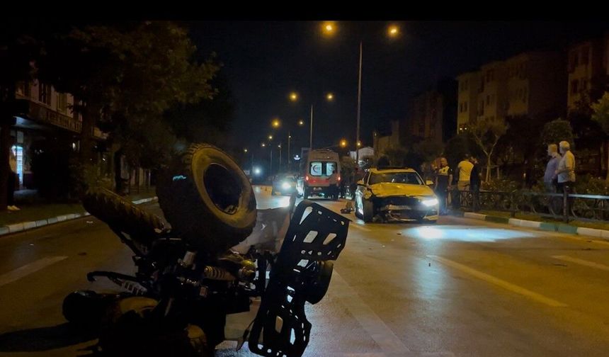 Bursa'da ATV kazası! Kazanın ardından ortaya çıkan görüntüler