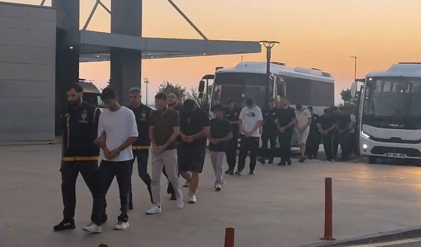 Manisa merkezli suç örgütü operasyonunda 36 kişi tutuklandı