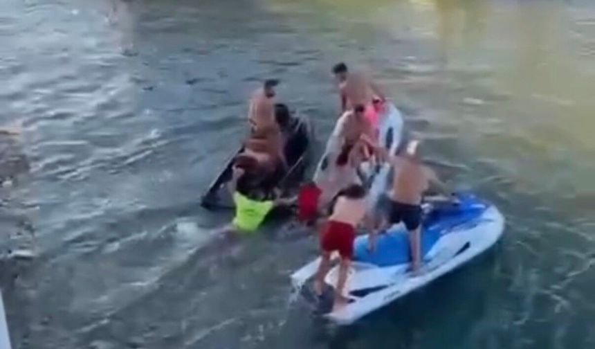 Düzce'de feci jetski kazası: Köprü ayağına çarptılar, 1 ölü, 1 yaralı