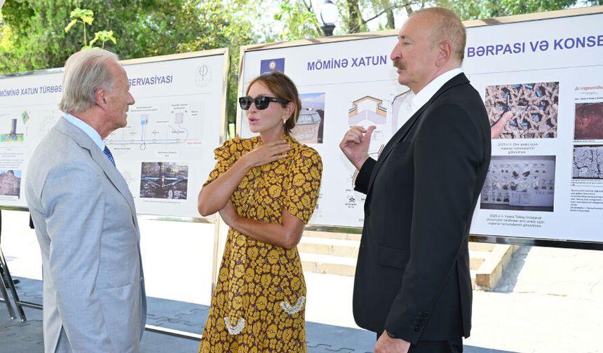 Nahçıvan’ın tarihi simgesinde kapsamlı restorasyon: Aliyev çalışmaları inceledi