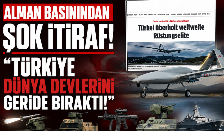 Alman basınından şok itiraf! "Türkiye dünya devlerini geride bıraktı!"