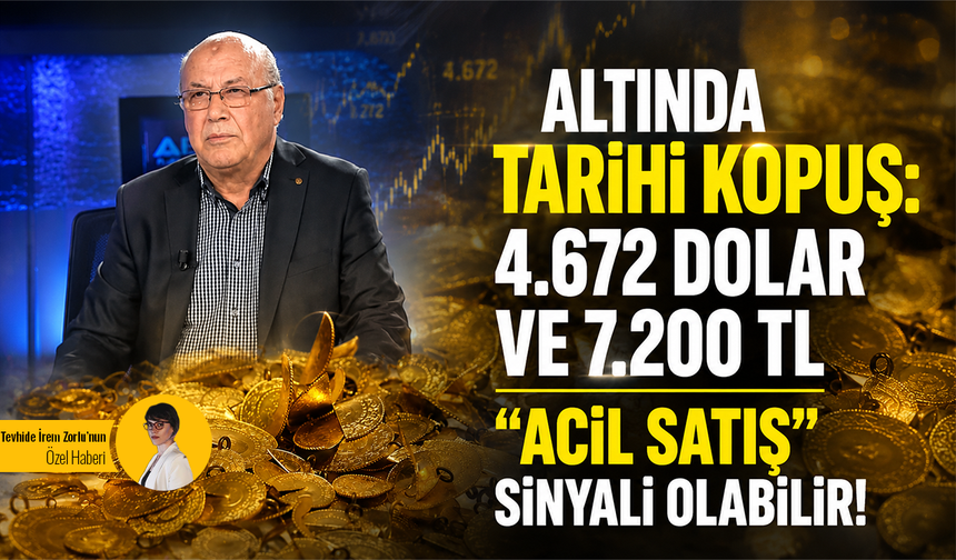 Altında tarihi kopuş: 4.672 dolar ve 7.200 tl görüldü "Acil satış" sinyali olabilir