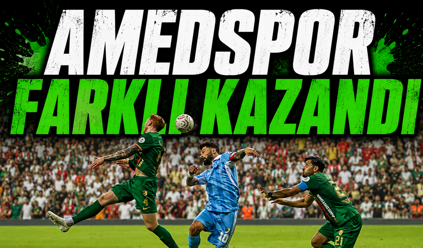Amedspor Erzurumspor'u devirdi! 16 yıl sonra Süper Lig'e harika başlangıç