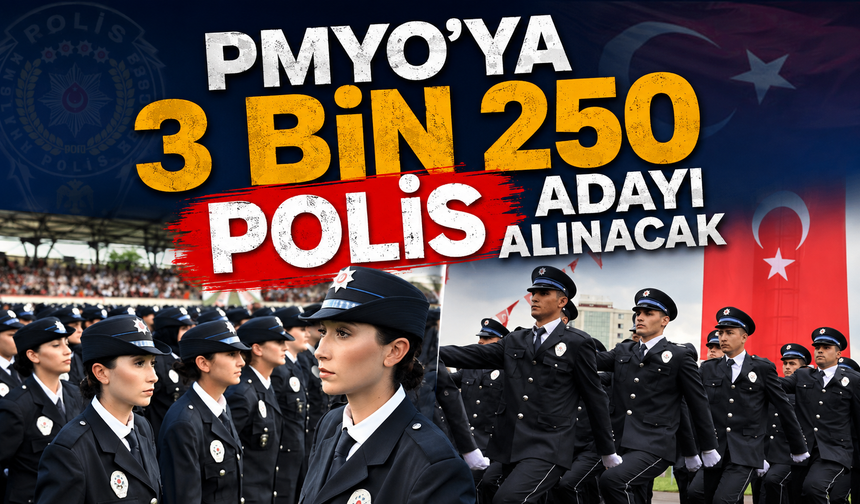 Resmi Gazete'de yayımlandı: PMYO'ya 3 bin 250 polis adayı alınacak