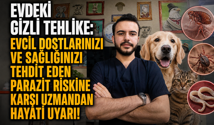 Evdeki gizli tehlike: Evcil dostlarınızı ve sağlığınızı tehdit eden parazit riskine karşı uzmanından hayati uyarı!
