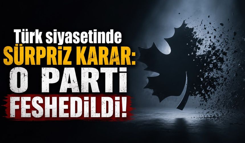 Türk siyasetinde sürpriz karar: Gelecek Partisi resmen feshedildi!