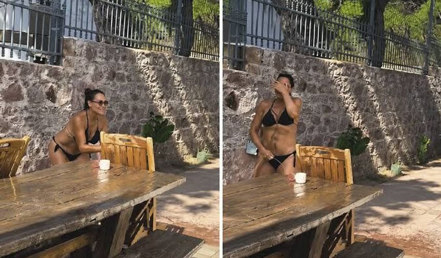 14 yıllık yardımcısıyla çocuklar gibi eğlendi! Hülya Avşar’dan yüzleri gülümseten görüntüler