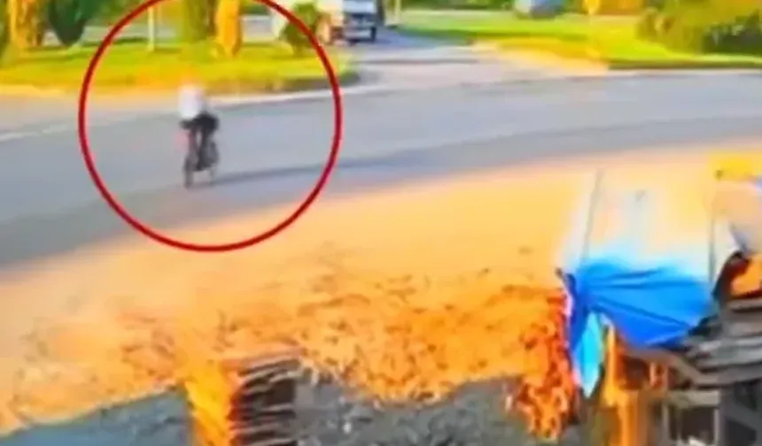 Samsun’da genç kızın öldüğü kazanın ardından olay yeri görüntülendi