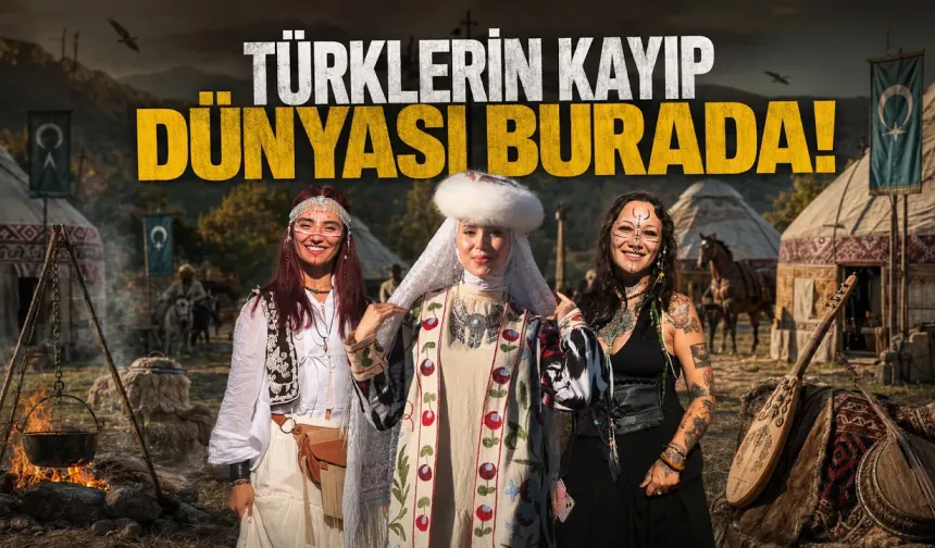 Türk Kültür kampına girdik! Otağlar, ritüeller, kostümler ve Türk ruhu (En detaylı kamp videosu)