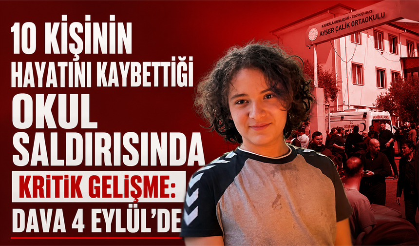 10 kişinin hayatını kaybettiği okul saldırısında kritik gelişme: Dava 4 Eylül’de