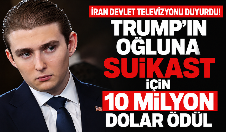 İran devlet televizyonundan duyurdu! Trump’ın oğluna suikast için 10 milyon dolar ödül