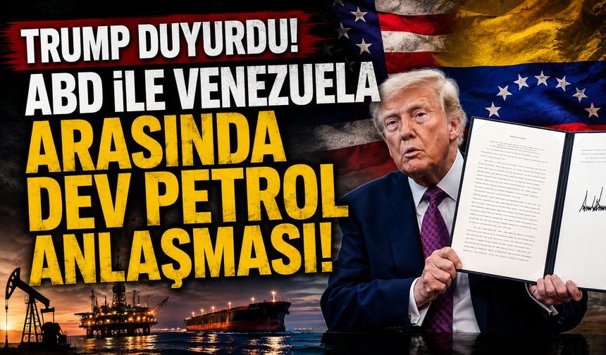Trump duyurdu: ABD ile Venezuela arasında dev petrol anlaşması