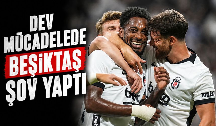 Beşiktaş - Kauno Zalgiris maç sonucu: Beşiktaş şov yaptı, tur kapısını araladı