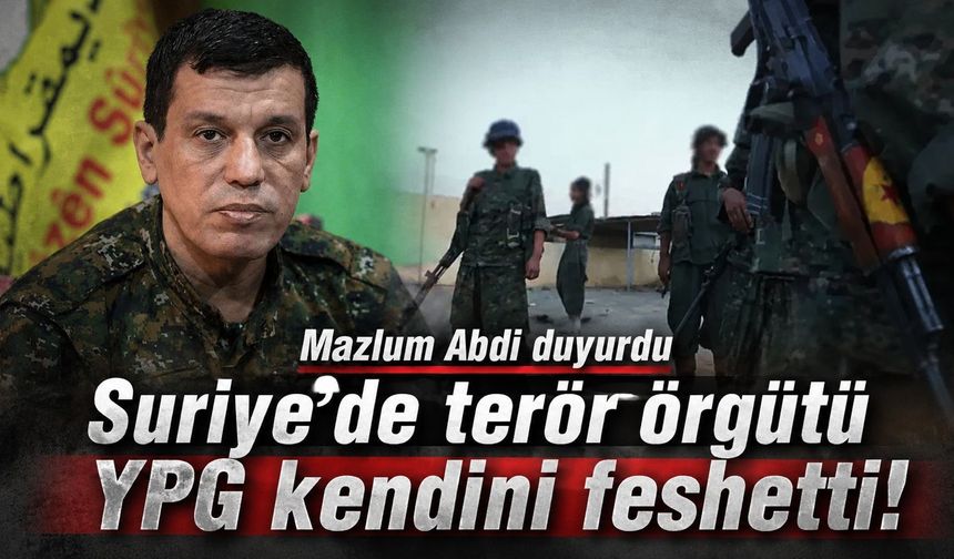 Suriye’de terör örgütü YPG/SDG kendini feshetti!