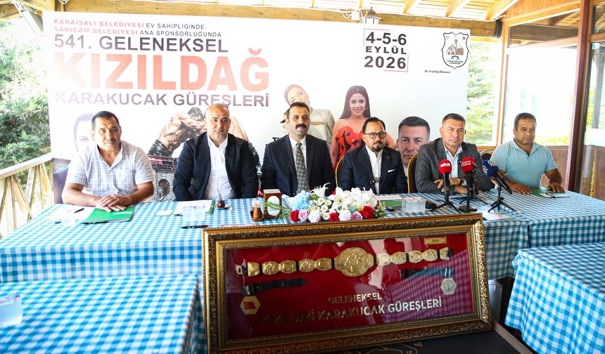 Geleneksel Kızıldağ Karakucak Güreşleri Adana'da düzenlenecek