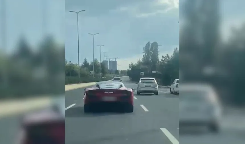 Başkentte trafikte makas atan sürücüye 90 bin lira ceza! O anlar kamerada