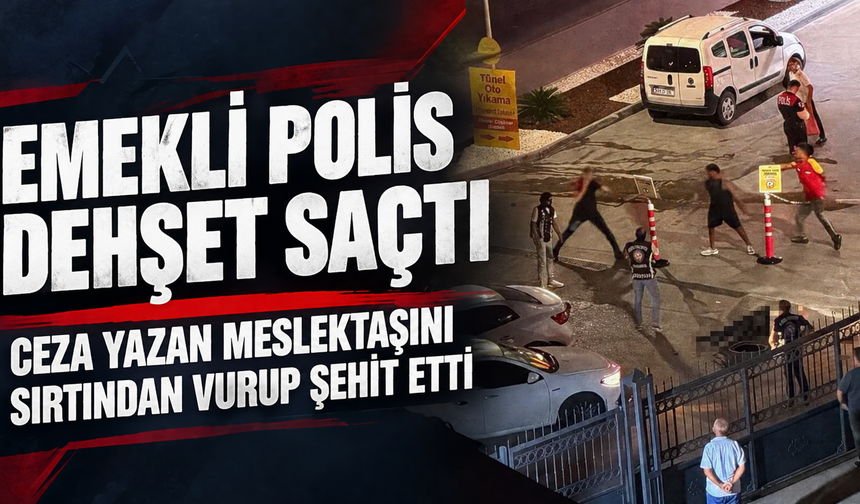 Esenyurt'ta korsan taksici emekli polis, önce ceza yazan polisi ardından kendini vurdu!