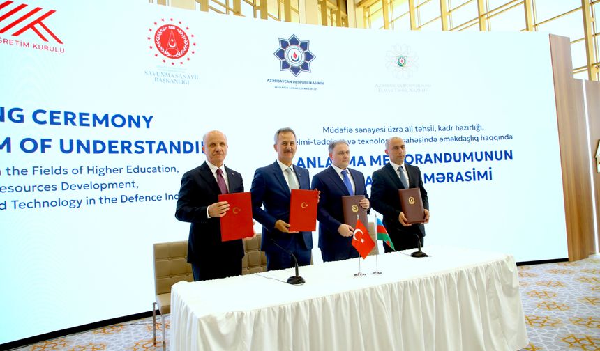 Türkiye ile Azerbaycan’dan savunmada yeni imza!