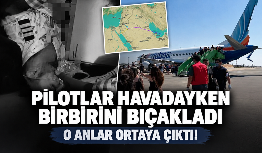 İsrail uçağında alarm! Pilotlar birbirini bıçakladı, o anlar ortaya çıktı